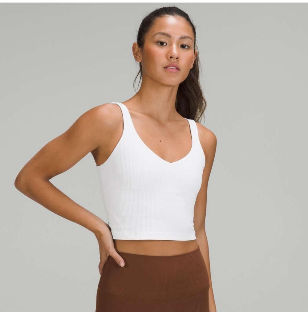 lululemon White Align Tank Top